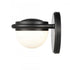 Elk Nelly 5 Inch Wide 1 Light Vanity Light in Matte Black Model: 81590/LED