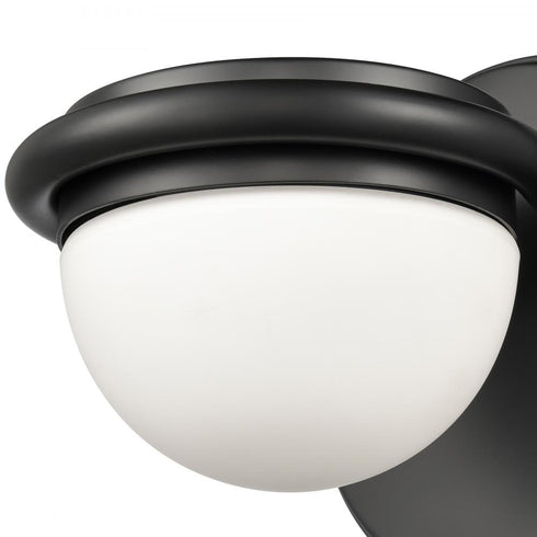 Elk Nelly 5 Inch Wide 1 Light Vanity Light in Matte Black Model: 81590/LED