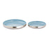 Elk Nelson Tray Set of 2 in Light Blue Enamel (2 pack) (2 pack) Model: H0897-9780/S2