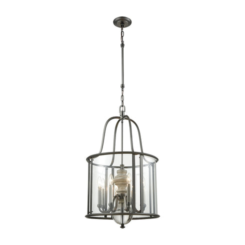 Elk Neo Classica 8 Light CHANDELIER in Aged Black Nickel Finish Model: 32312/8