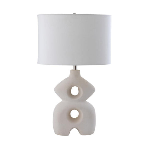 Elk Neptune 26 Inch High 1 Light Table Lamp in Dry White Includes LED Bulb Model: H0809-11879-LED