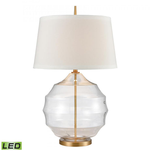 Elk Nest 33 Inch High 1 Light Table Lamp in Clear Includes LED Bulb Model: D4319-LED