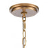 Elk Neville 28 Inch Wide 8 Light Chandelier Natural Brass Model: 89718/8