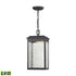 Elk Newcastle HANGING in Textured Matte Black Finish Model: 45203/LED