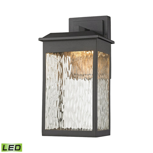 Elk Newcastle SCONCE in Textured Matte Black Finish Model: 45200/LED