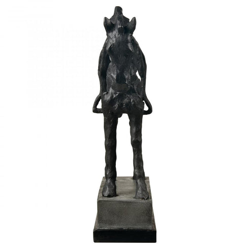Elk Noble Sculpture in Aged Black Model: S0037-12029