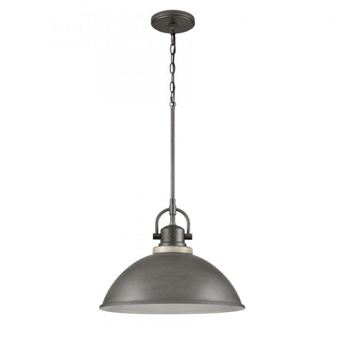 Elk North Shore 18 Inch Wide 1 Light Outdoor Pendant in Iron Model: 69651/1