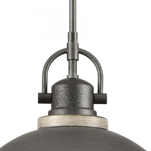 Elk North Shore 18 Inch Wide 1 Light Outdoor Pendant in Iron Model: 69651/1
