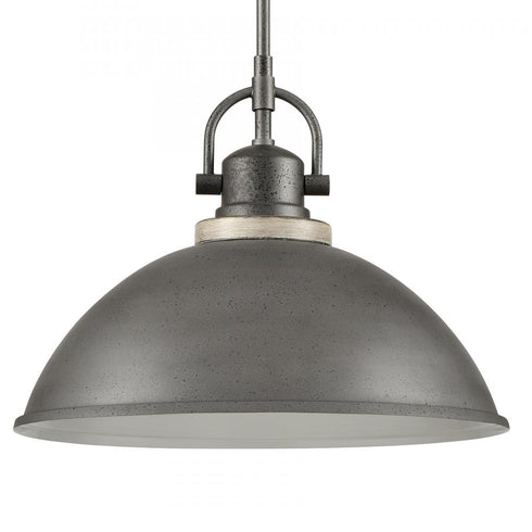 Elk North Shore 18 Inch Wide 1 Light Outdoor Pendant in Iron Model: 69651/1