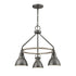 Elk North Shore 24 Inch Wide 3 Light Outdoor Pendant in Iron Model: 69652/3