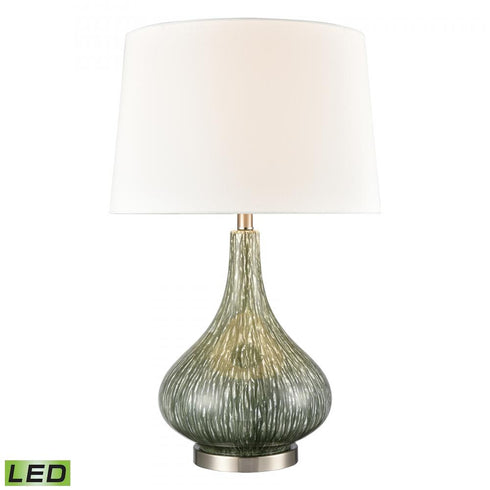 Elk Northcott 28 Inch High 1 Light Table Lamp in Green Includes LED Bulb Model: S0019-8070-LED