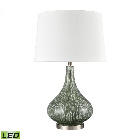 Elk Northcott 28 Inch High 1 Light Table Lamp in Green Includes LED Bulb Model: S0019-8070-LED