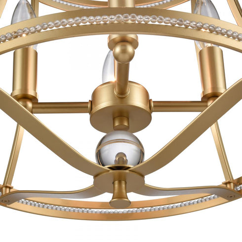 Elk Noura 15.5'' Wide 4 Light Pendant Champagne Model: 69484/4