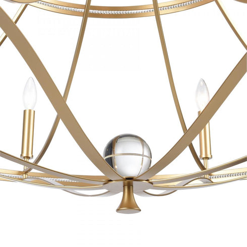 Elk Noura 40'' Wide 12 Light Chandelier Model: 69488/8+4