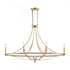 Elk Noura 46.5'' Wide 6 Light Linear Chandelier Model: 69486/6