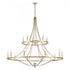 Elk Noura 60'' Wide 15 Light Chandelier Model: 69489/10+5
