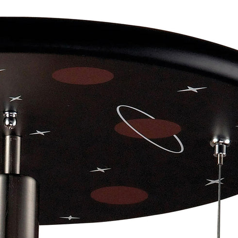 Elk Novelty FLUSH MOUNT in Black Finish Model: 5089/3