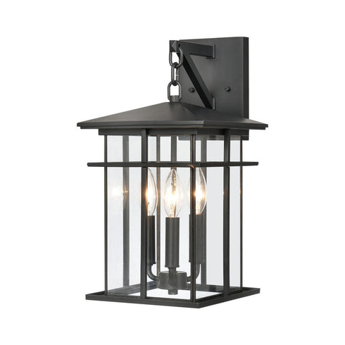 Elk Oak Park SCONCE in Matte Black Finish Model: 89361/3