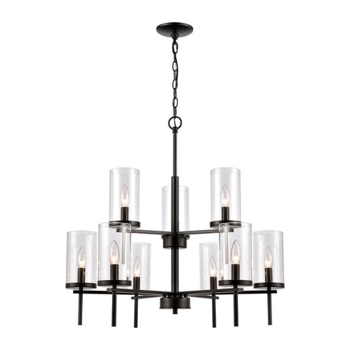 Elk Oakland CHANDELIER in Black Finish Model: CN290926