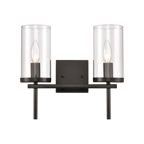 Elk Oakland VANITY LIGHT in Black Finish Model: CN290216