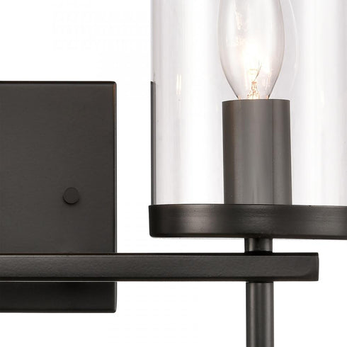 Elk Oakland VANITY LIGHT in Black Finish Model: CN290216