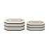 Elk Octagonal Striped Box Set of 2 in White (2 pack) (2 pack) Model: H0807-9768/S2