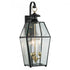 Elk Olde Colony 28 Inch High 3 Light Outdoor Sconce in Black Model: 1067-BL-BE