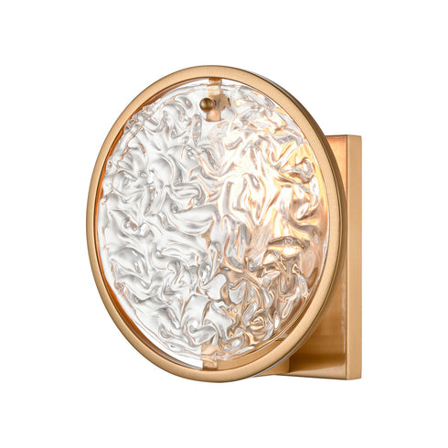 Elk Ombelle 1 Light SCONCE in Satin Brass Clear Finish Model: H018-7240