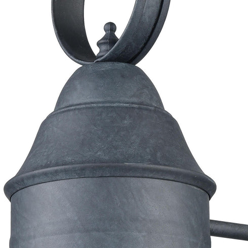 Elk Onion EXTERIOR WALL SCONCE in Aged Zinc Finish Model: 57171/1