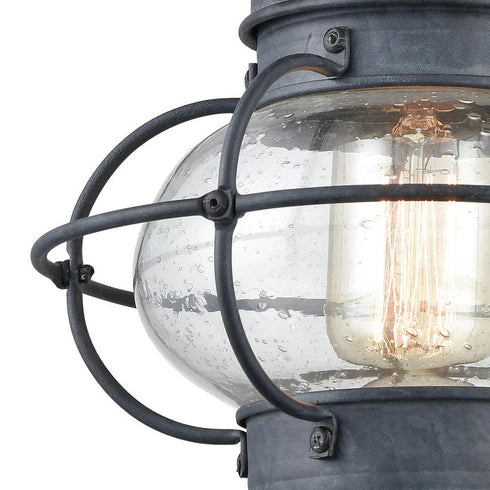 Elk Onion SCONCE in Aged Zinc Finish Model: 57170/1