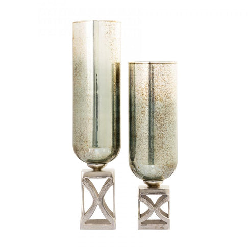 Elk Opal VASE JAR BOTTLE (2 pack) (2 pack) in Green Finish Model: H0807-8730