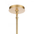 Elk Open Louvers 10 Inch Wide 1 Light Pendant in Champagne Gold Model: 82105/1