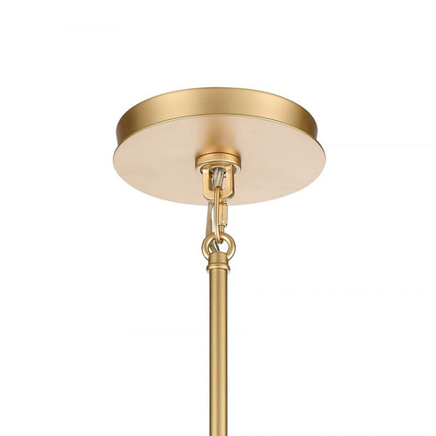 Elk Open Louvers 6.75 Inch Wide 1 Light Mini Pendant in Champagne Gold Model: 82104/1
