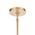 Elk Open Louvers 6.75 Inch Wide 1 Light Mini Pendant in Champagne Gold Model: 82104/1