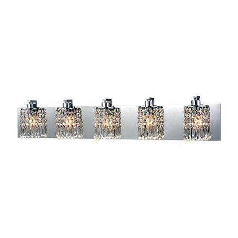 Elk Optix VANITY LIGHT in Polished Chrome Finish Model: 11239/5
