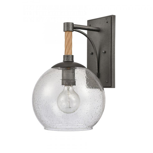 Elk Orlando 15.5 Inch High 1 Light Outdoor Sconce in Iron Model: 69711/1
