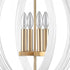 Elk Orme 27 Inch Wide 4 Light Pendant in White Model: H0018-10357