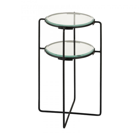 Elk Oscar ACCENT TABLE in Matte Black Finish Model: S0895-9396