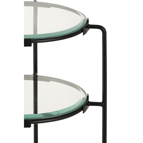 Elk Oscar ACCENT TABLE in Matte Black Finish Model: S0895-9396