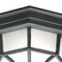 Elk Outdoor Essentials FLUSH MOUNT in Black Finish Model: SL7457