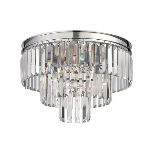 Elk Palacial SEMI FLUSH MOUNT in Polished Chrome Finish Model: 15215/3