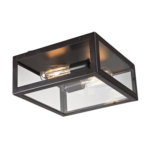 Elk Parameters FLUSH MOUNT in Bronze Finish Model: 63021-2