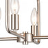 Elk Park Slope FLUSH MOUNT in Brushed Nickel Finish Model: CN330482