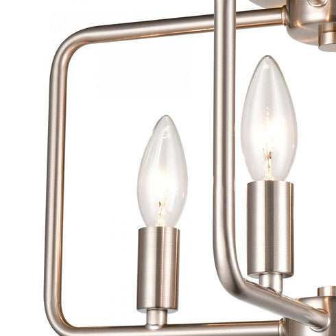 Elk Park Slope FLUSH MOUNT in Brushed Nickel Finish Model: CN330482