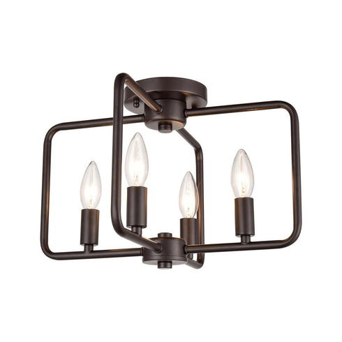 Elk Park Slope FLUSH MOUNT in Oil Rubbed Bronze Finish Model: CN330481