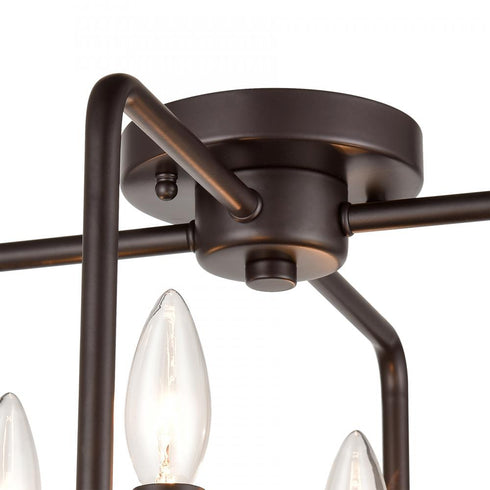 Elk Park Slope FLUSH MOUNT in Oil Rubbed Bronze Finish Model: CN330481