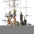 Elk Pedraza VASE JAR BOTTLE in Marbled Black Finish Model: S0047-8070