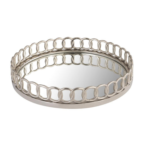 Elk Pelitere Tray in Silver Model: S0807-12235