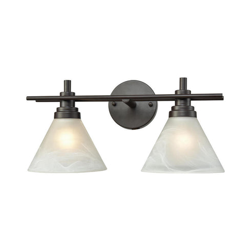 Elk Pemberton VANITY LIGHT in Oil Rubbed Bronze Finish Model: 12401/2