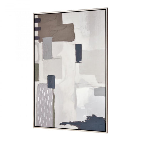 Elk Pender Abstract Framed Wall Art in Multicolor Finish Model: H0026-10898